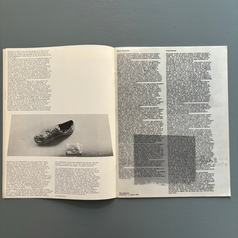 Piero Manzoni - Stedelijk Museum Amsterdam 1970 - Saint-Martin Bookshop