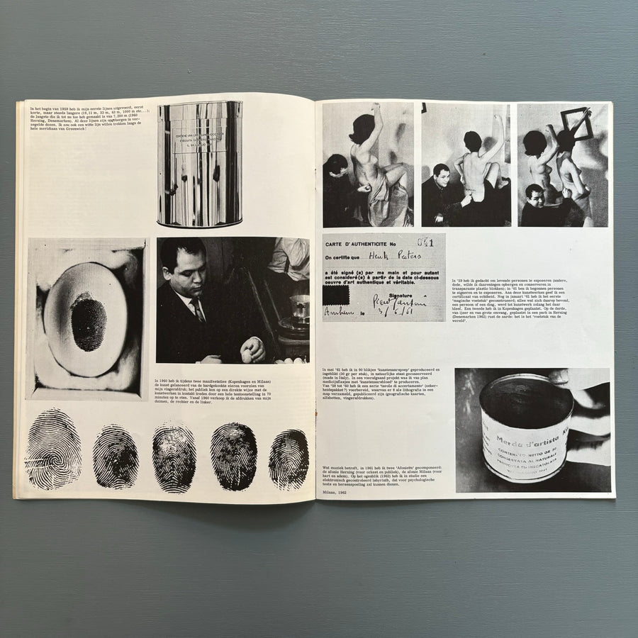 Piero Manzoni - Stedelijk Museum Amsterdam 1970 - Saint-Martin Bookshop