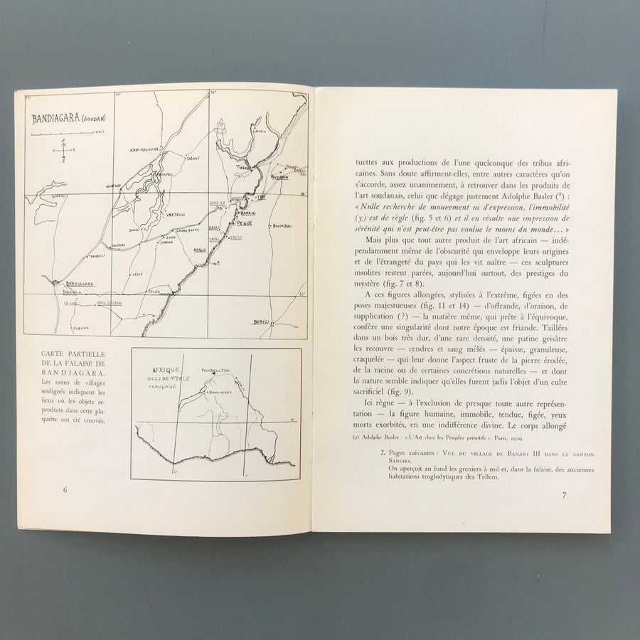 Pierre Langlois - Art soudanais Tribus dogons - Editions de la connaissance - 1954 Saint-Martin Bookshop