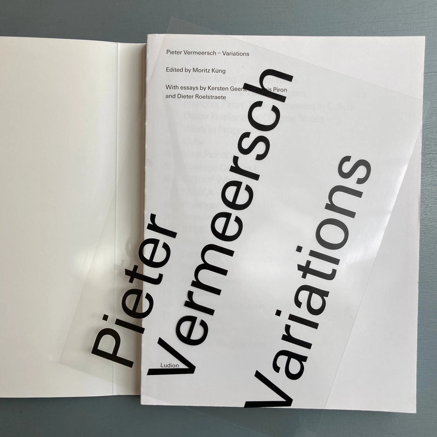 Pieter Vermeersch - Variations - Ludion 2019 - Saint-Martin Bookshop