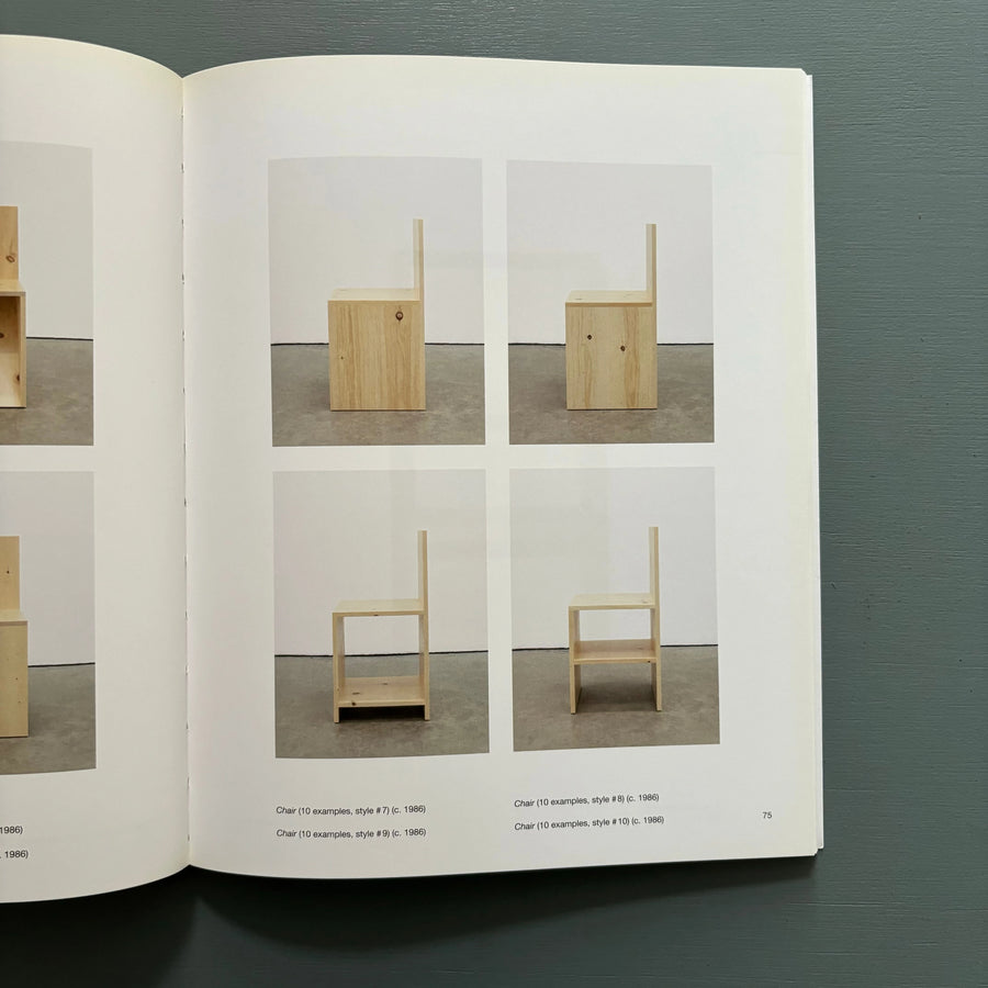 Donald Judd - A good chair is a good chair - Ikon Gallery / Pinakothek der Moderne 2011 - Saint-Martin Bookshop