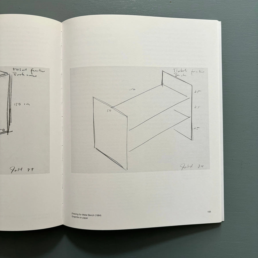 Donald Judd - A good chair is a good chair - Ikon Gallery / Pinakothek der Moderne 2011 - Saint-Martin Bookshop