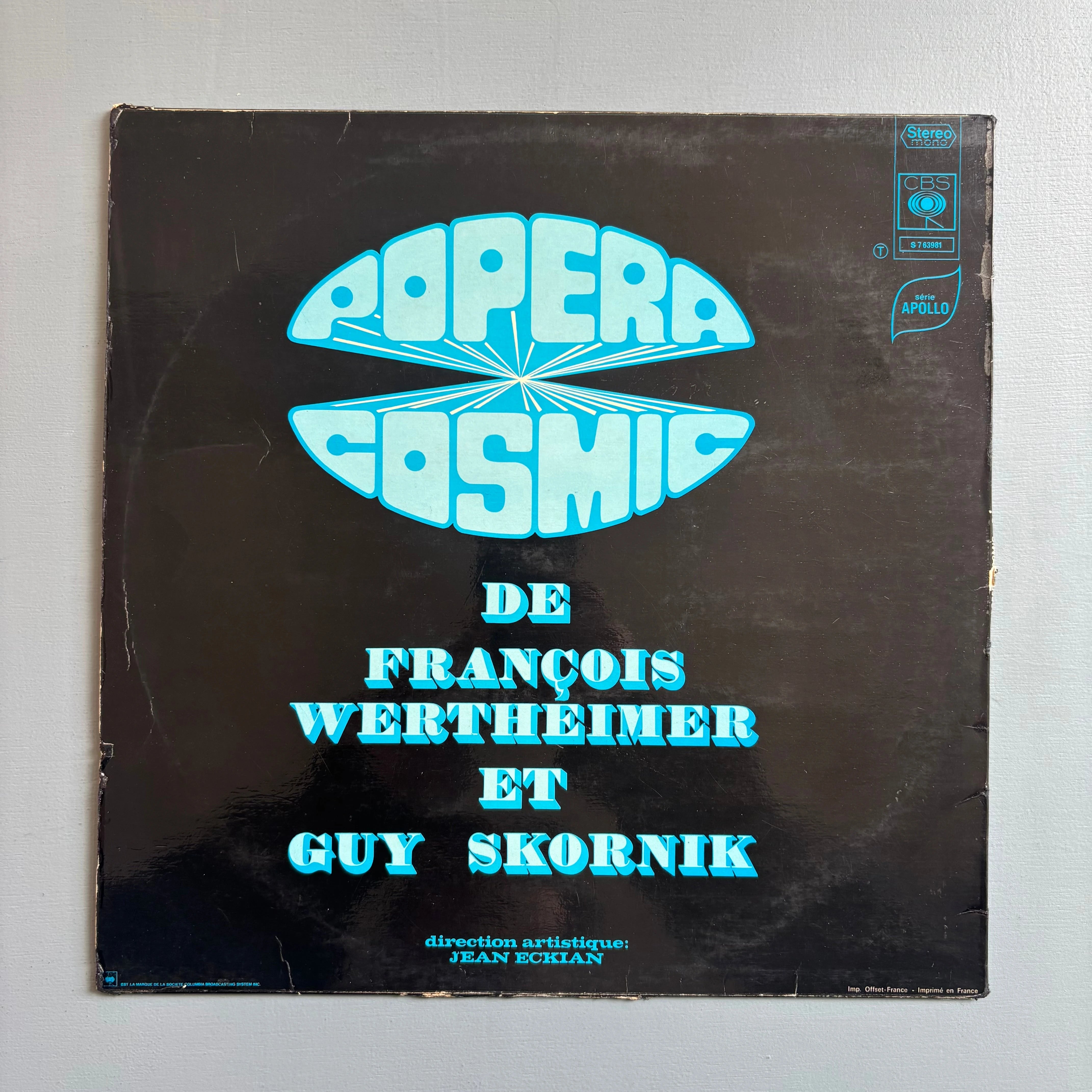 Popera Cosmic - Les Esclaves - CBS FR 1969 - Saint-Martin Bookshop