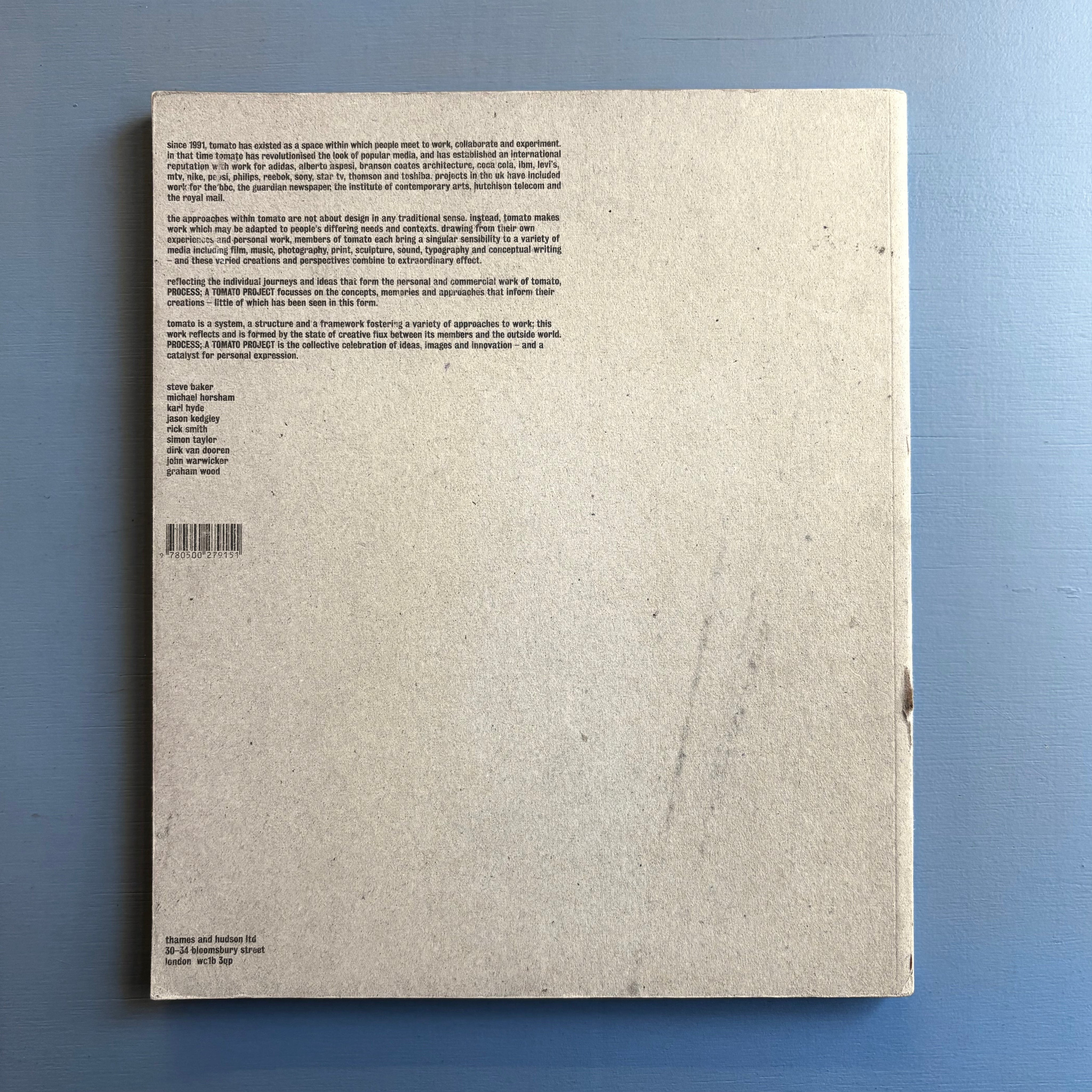 Process: A Tomato project - Thames and Hudson 1996 - Saint-Martin
