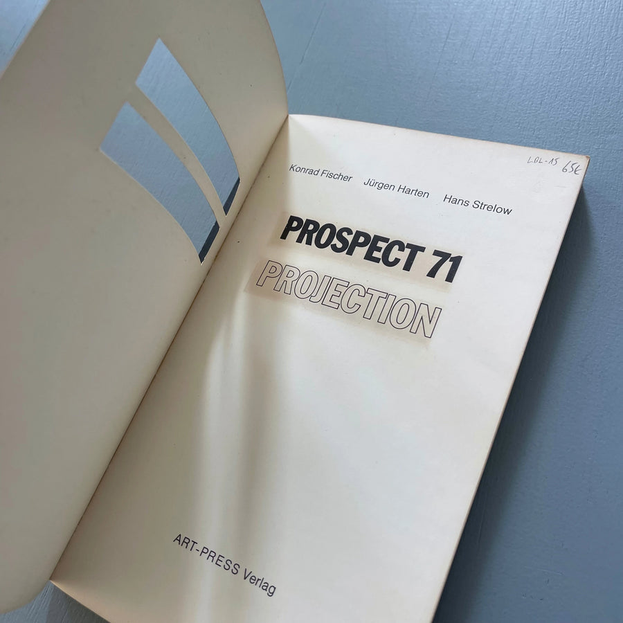 Prospect 71: Projection - Art Press 1971 - Saint-Martin Bookshop