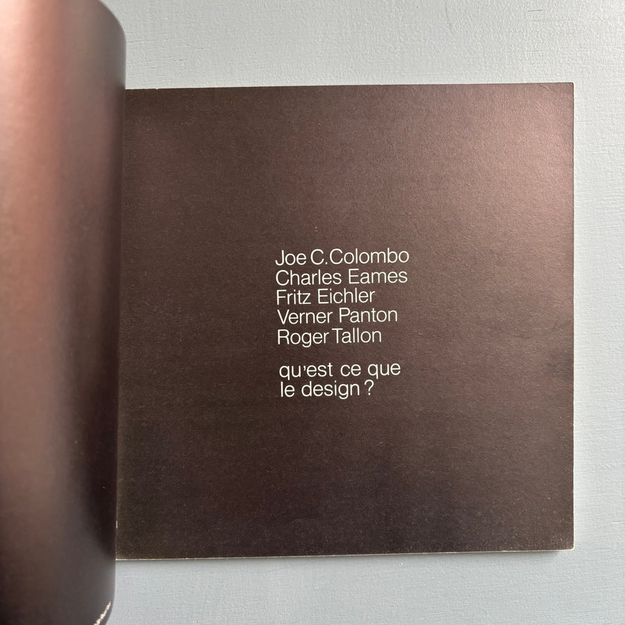 Qu'est ce que le design? - Centre de création industrielle 1969 - Saint-Martin Bookshop