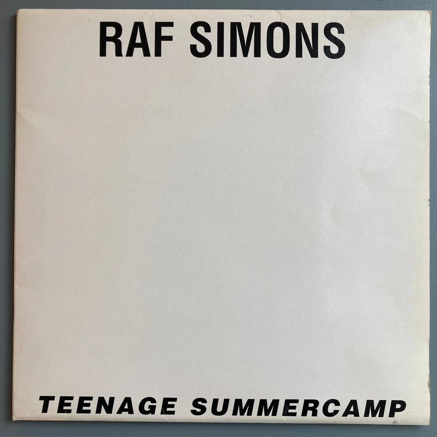 Raf Simons - Teenage Summercamp Catalogue S/S 1996 Saint-Martin Bookshop