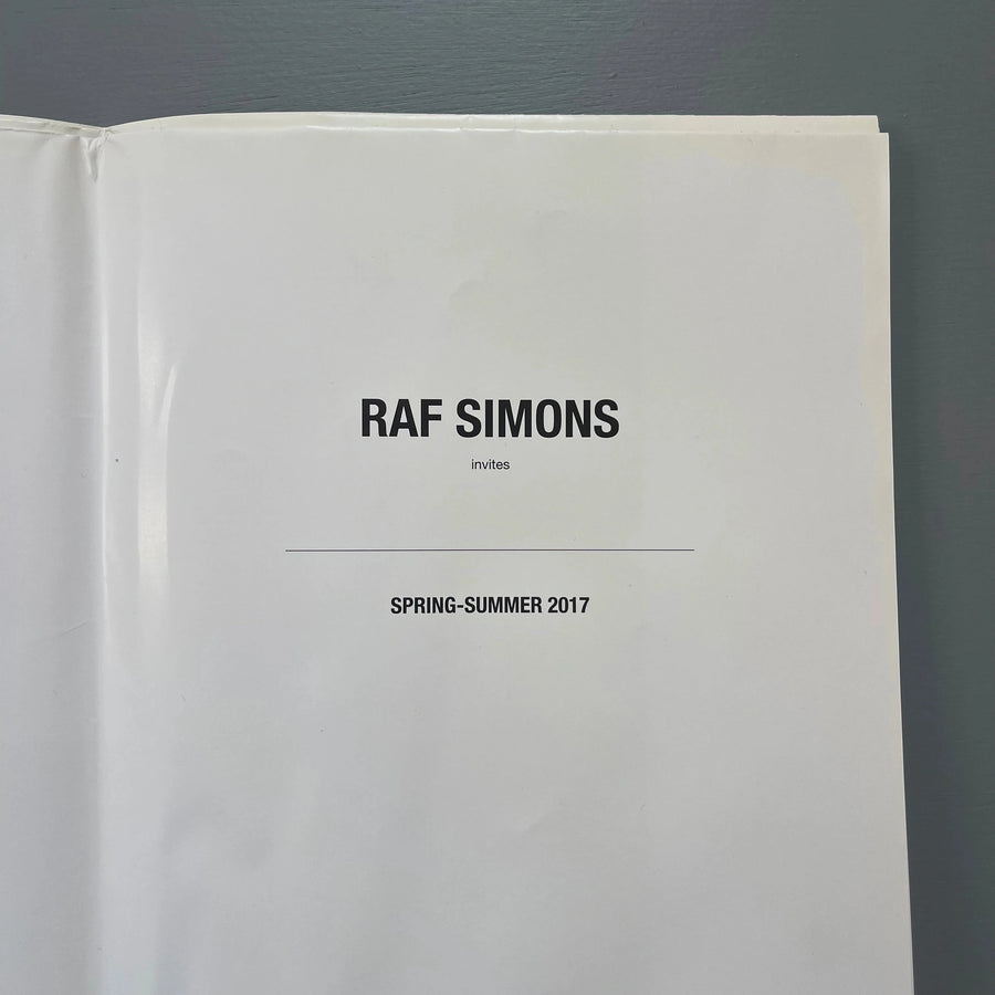Raf Simons / Robert Mapplethorpe poster - Spring Summer 2017