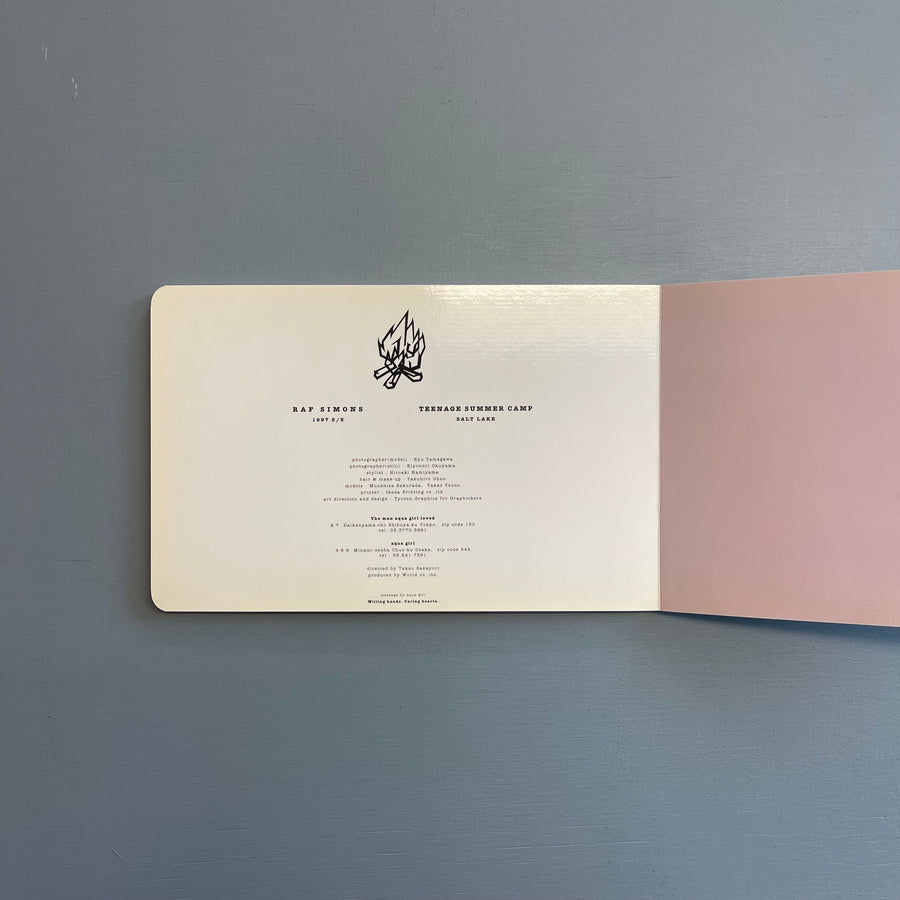 Raf Simons - Teenage Summer Camp Salt Lake - Spring/Summer 1997 - Saint-Martin Bookshop
