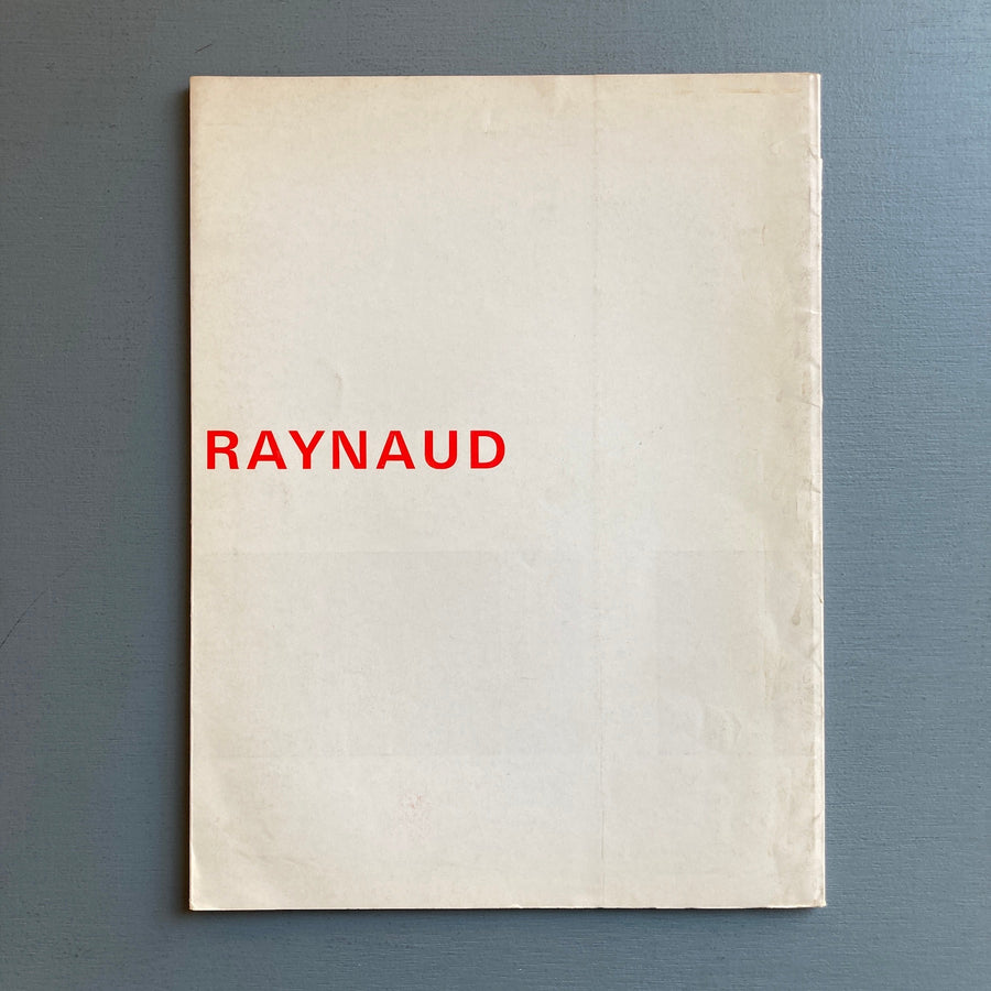 Raynaud - Catalogue no. 441 - Stedelijk Museum Amsterdam 1968 - Saint-Martin Bookshop