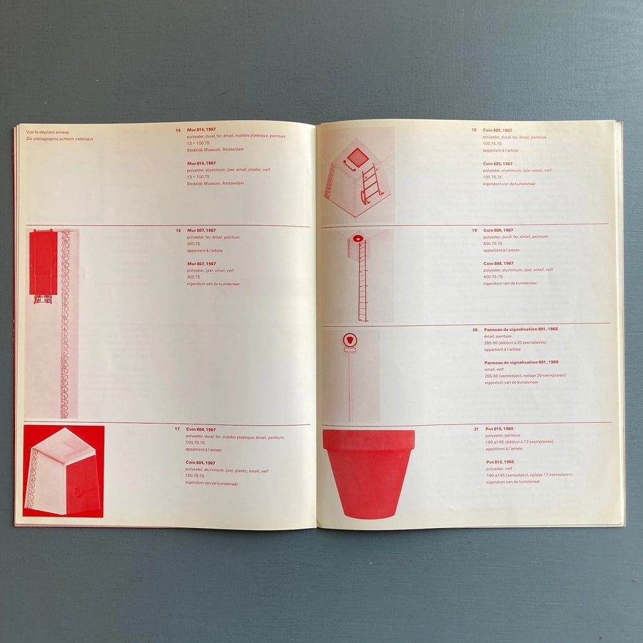 Raynaud - Catalogue no. 441 - Stedelijk Museum Amsterdam 1968 - Saint-Martin Bookshop