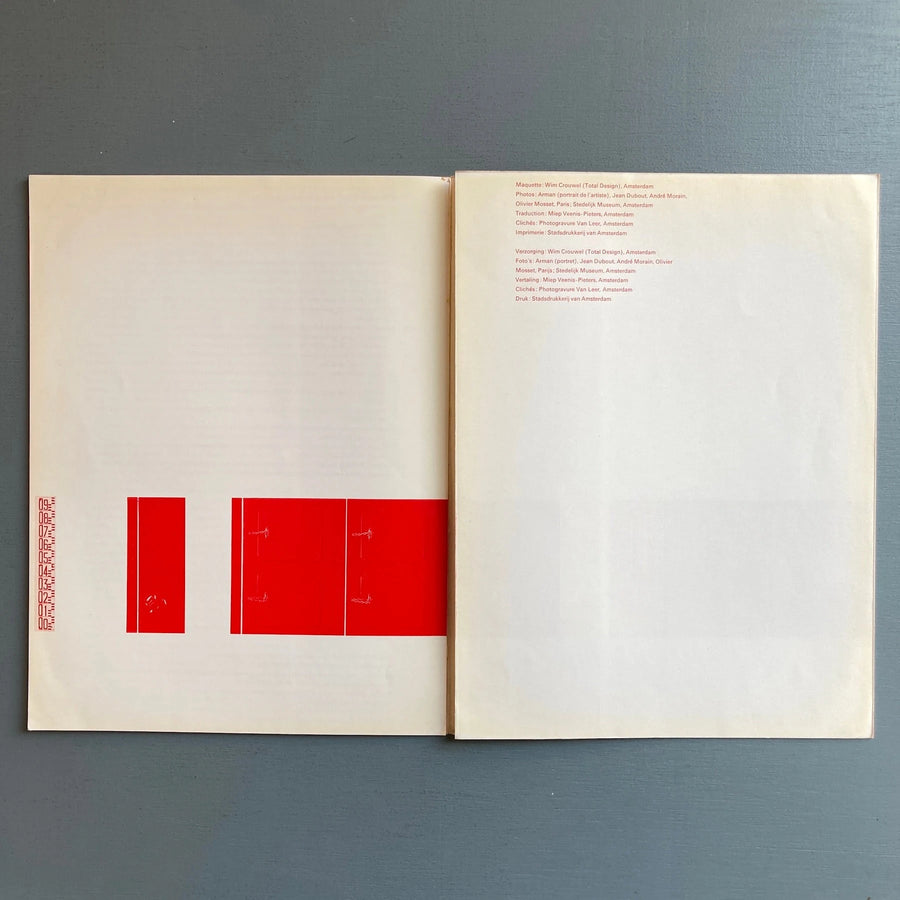 Raynaud - Catalogue no. 441 - Stedelijk Museum Amsterdam 1968 - Saint-Martin Bookshop