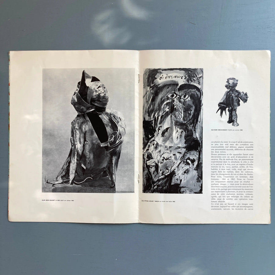 Reinhoud, Alechinsky & Ting - Solo de sculpture et divertissement arrangé pour peinture à quatre mains - Galerie de France 1963