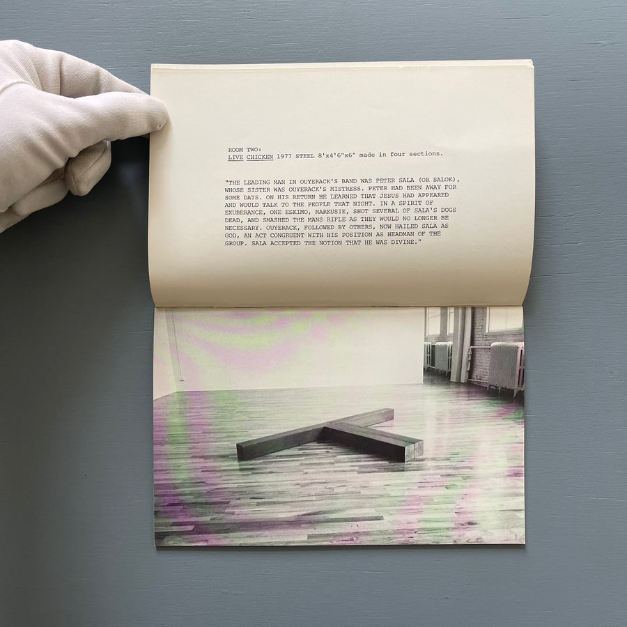 Richard Nonas - Catalog - PS1 1977 - Saint-Martin Bookshop