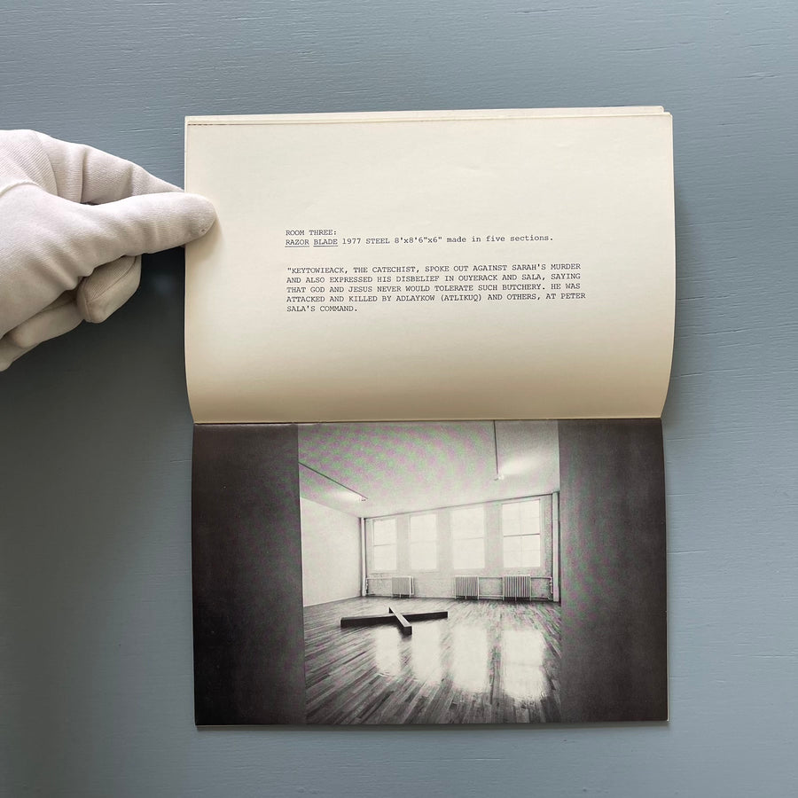 Richard Nonas - Catalog - PS1 1977 - Saint-Martin Bookshop