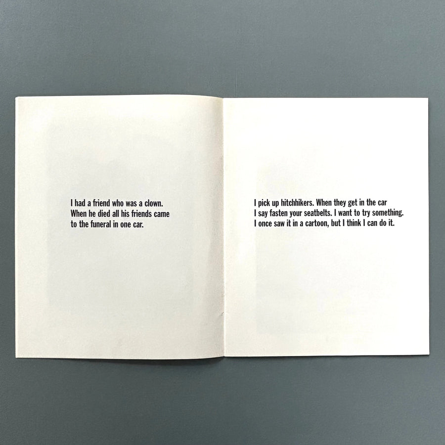 Richard Prince - New Paintings (aka Joke Paintings) - Jablonka Galerie 1996 - Saint-Martin Bookshop