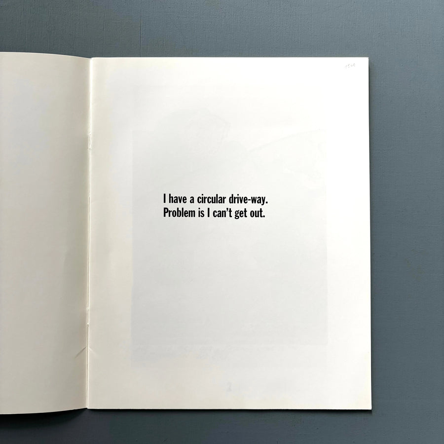 Richard Prince - New Paintings (aka Joke Paintings) - Jablonka Galerie 1996 - Saint-Martin Bookshop