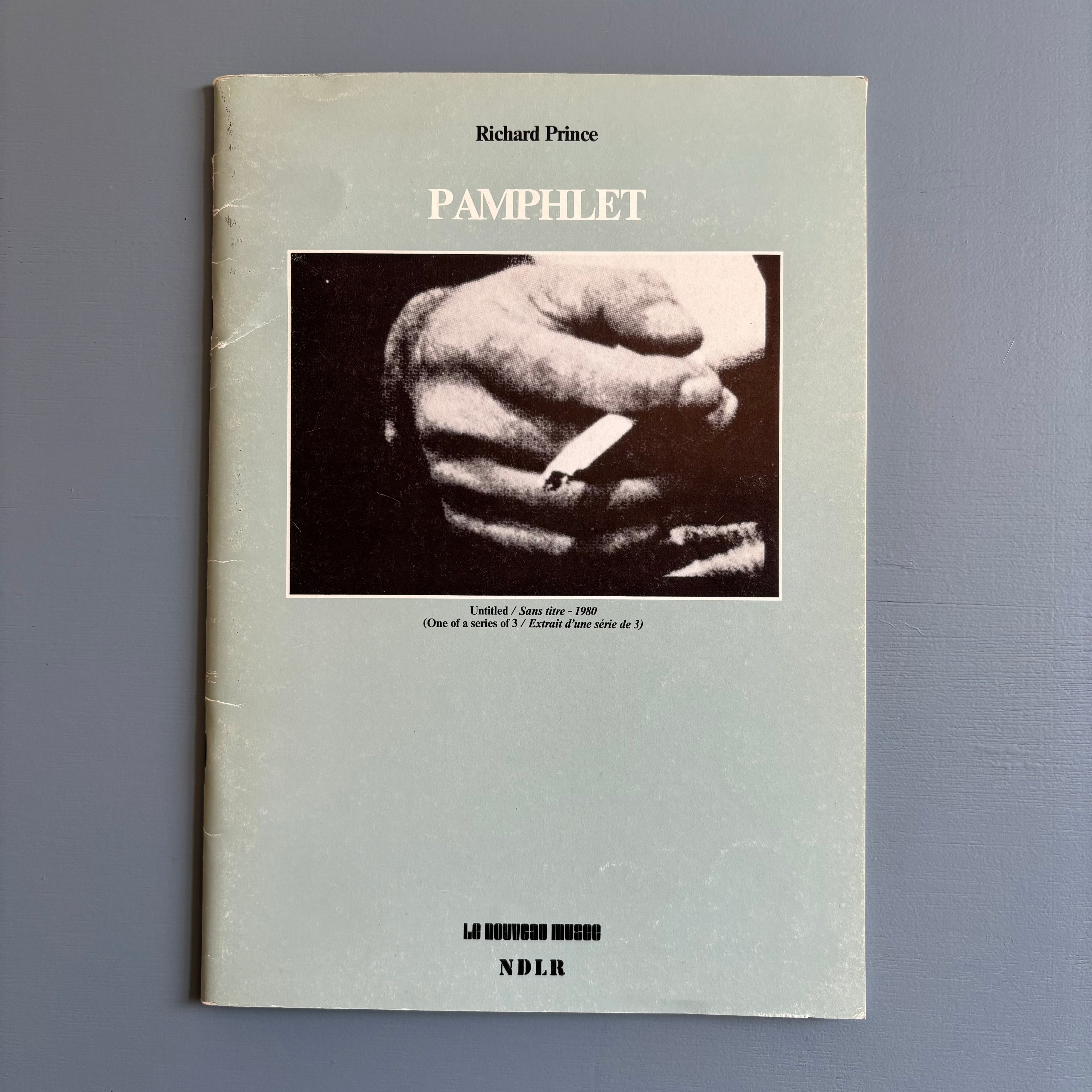 絶版‼️ Richard Prince 作品集 ZINE Richard-Prince-Pamphlet-Le-