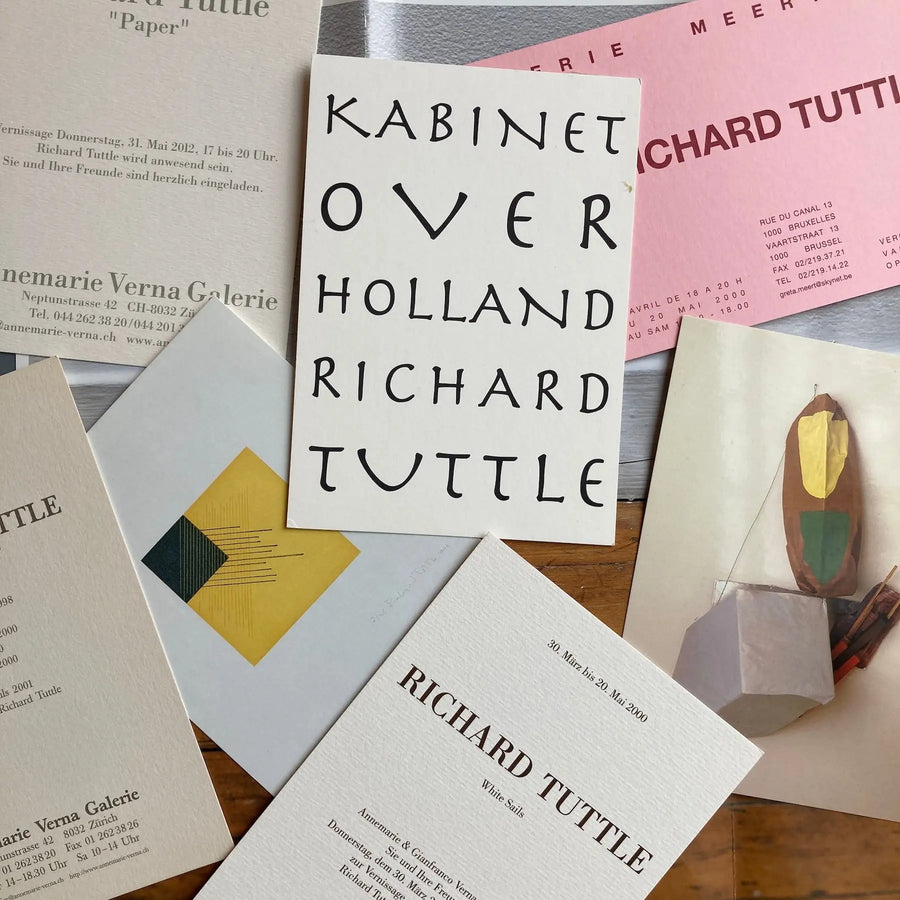 Richard Tuttle - Ephemera, postcards and poster - 2000's - Saint-Martin Bookshop