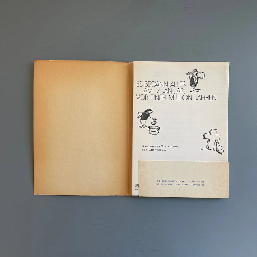 Robert Filliou - Der 1.000.1010 Geburtstag der kunst 17. Januar 1973 - Neue Galerie 1973 - Saint-Martin Bookshop