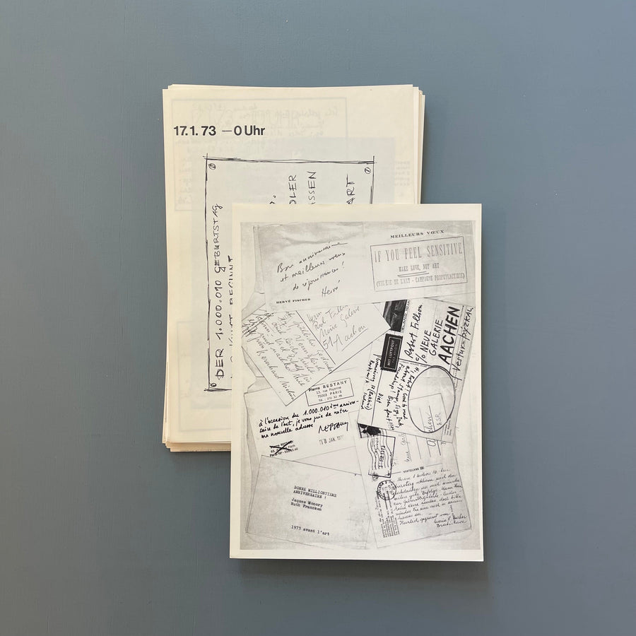 Robert Filliou - Der 1.000.1010 Geburtstag der kunst 17. Januar 1973 - Neue Galerie 1973 - Saint-Martin Bookshop