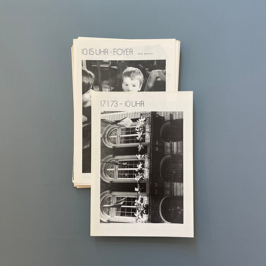 Robert Filliou - Der 1.000.1010 Geburtstag der kunst 17. Januar 1973 - Neue Galerie 1973 - Saint-Martin Bookshop
