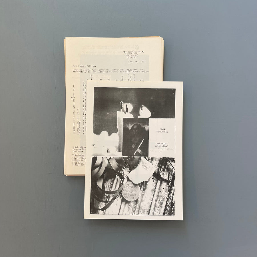 Robert Filliou - Der 1.000.1010 Geburtstag der kunst 17. Januar 1973 - Neue Galerie 1973 - Saint-Martin Bookshop