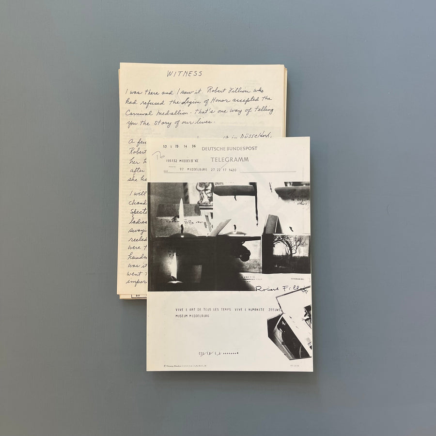 Robert Filliou - Der 1.000.1010 Geburtstag der kunst 17. Januar 1973 - Neue Galerie 1973 - Saint-Martin Bookshop