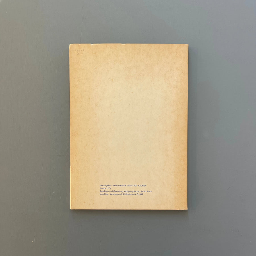 Robert Filliou - Der 1.000.1010 Geburtstag der kunst 17. Januar 1973 - Neue Galerie 1973 - Saint-Martin Bookshop