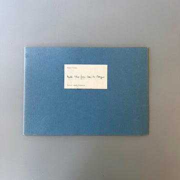 Robert Filliou - Mister Blue from Day-to-Day - Edition Lebeer Hossmann 1983 - Saint-Martin Bookshop