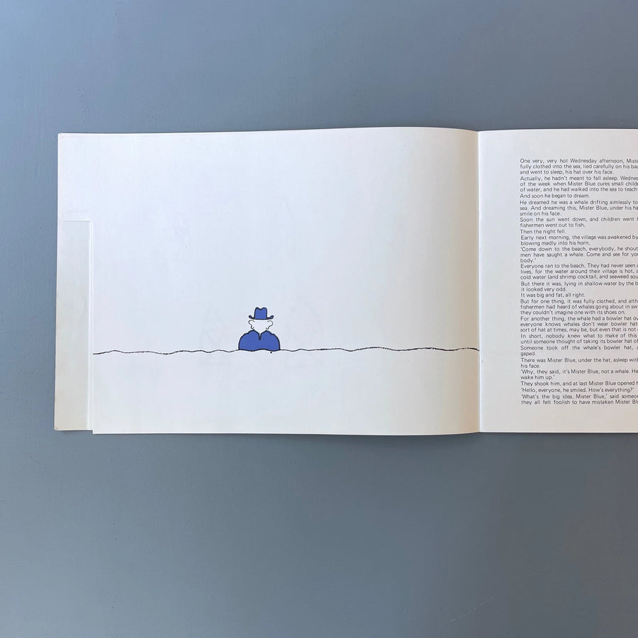 Robert Filliou - Mister Blue from Day-to-Day - Edition Lebeer Hossmann 1983 - Saint-Martin Bookshop