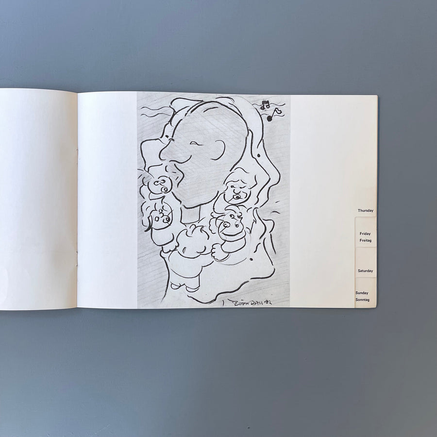 Robert Filliou - Mister Blue from Day-to-Day - Edition Lebeer Hossmann 1983 - Saint-Martin Bookshop