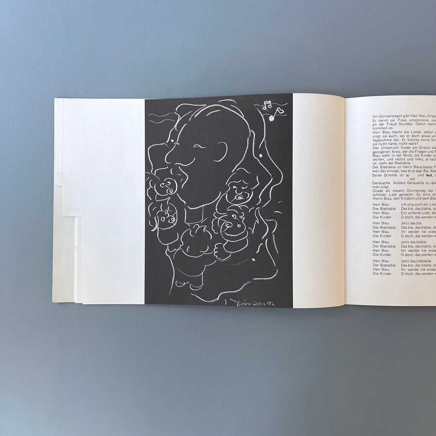 Robert Filliou - Mister Blue from Day-to-Day - Edition Lebeer Hossmann 1983 - Saint-Martin Bookshop