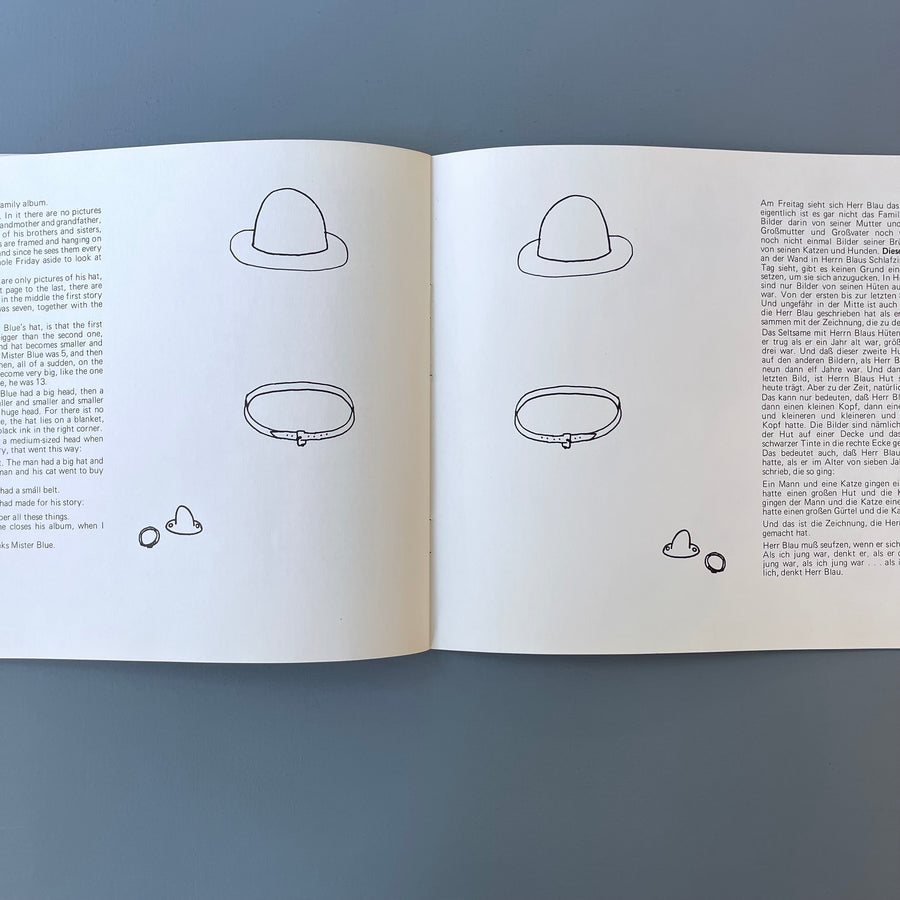 Robert Filliou - Mister Blue from Day-to-Day - Edition Lebeer Hossmann 1983 - Saint-Martin Bookshop