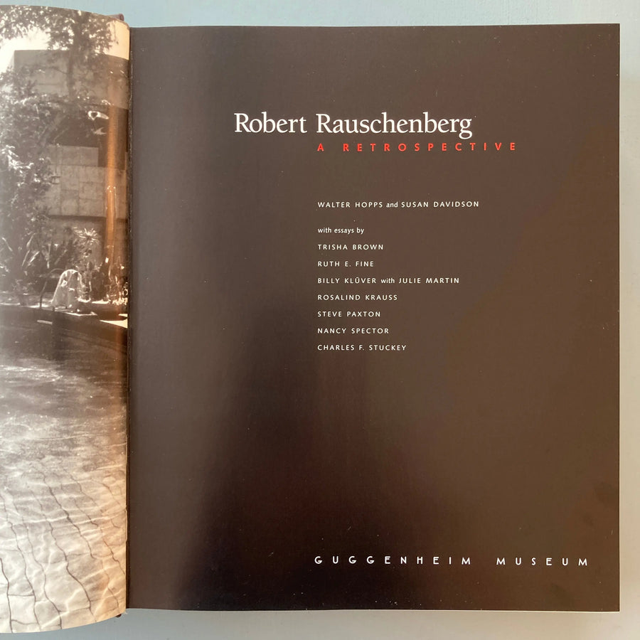 Robert Rauschenberg - A Retrospective - Guggenheim Museum 1997 Saint-Martin Bookshop