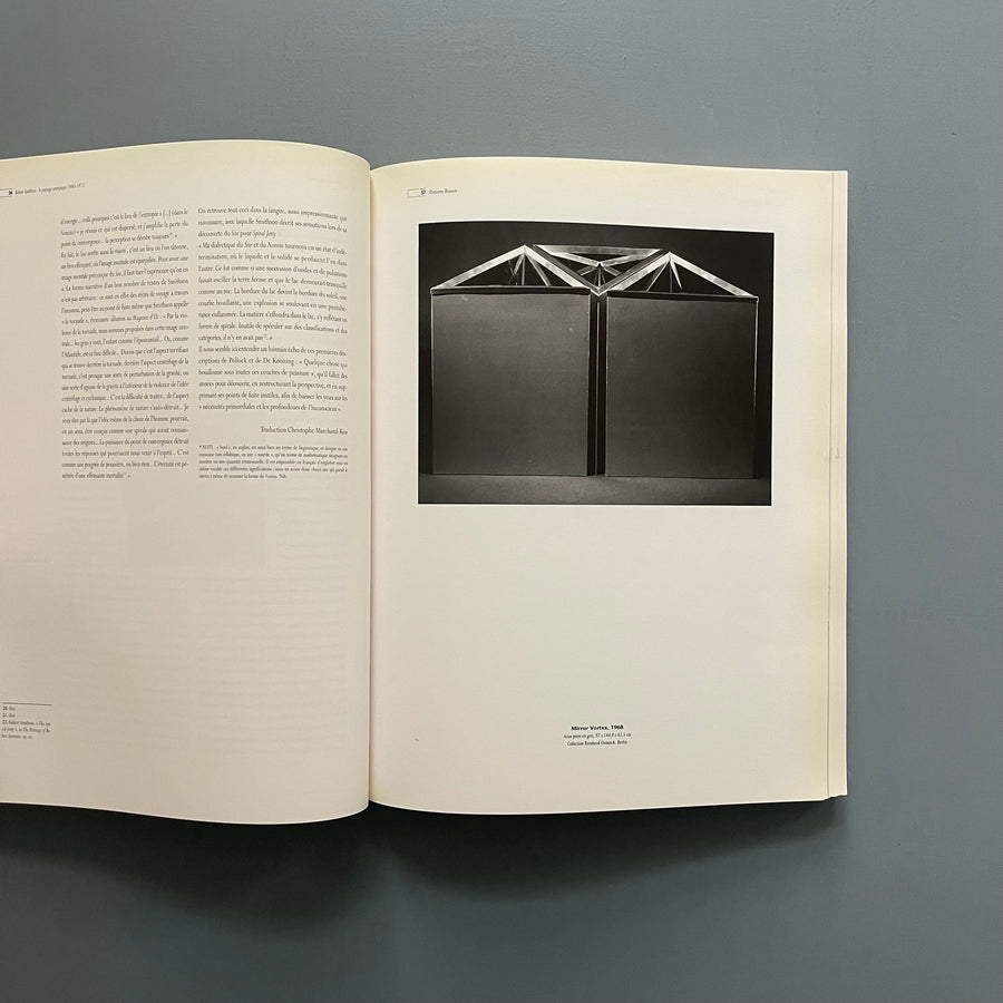 Robert Smithson - Une rétrospective: Le paysage entropique 1960-1973 - Musées de Marseille/RMN 1994