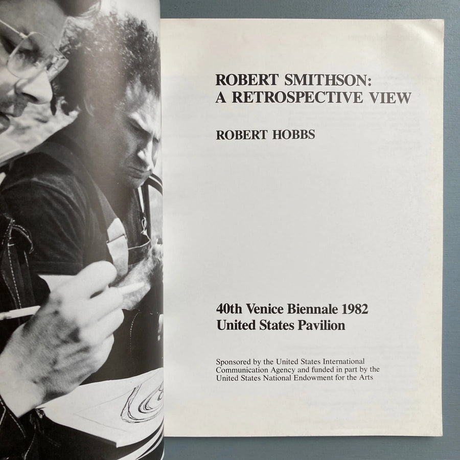 Robert Smithson: A Retrospective View - 40th Venice Biennale 1982 - Saint-Martin Bookshop