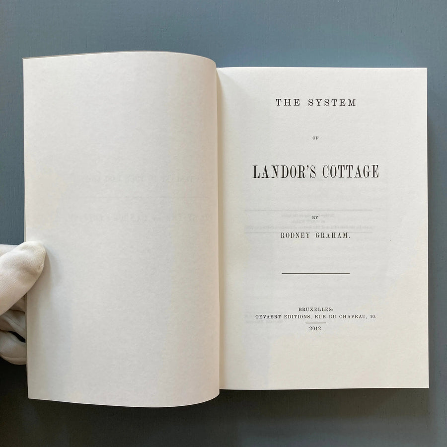 Rodney Graham - The System of Landor's Cottage - Gevaert Editions 2012 Saint-Martin Bookshop