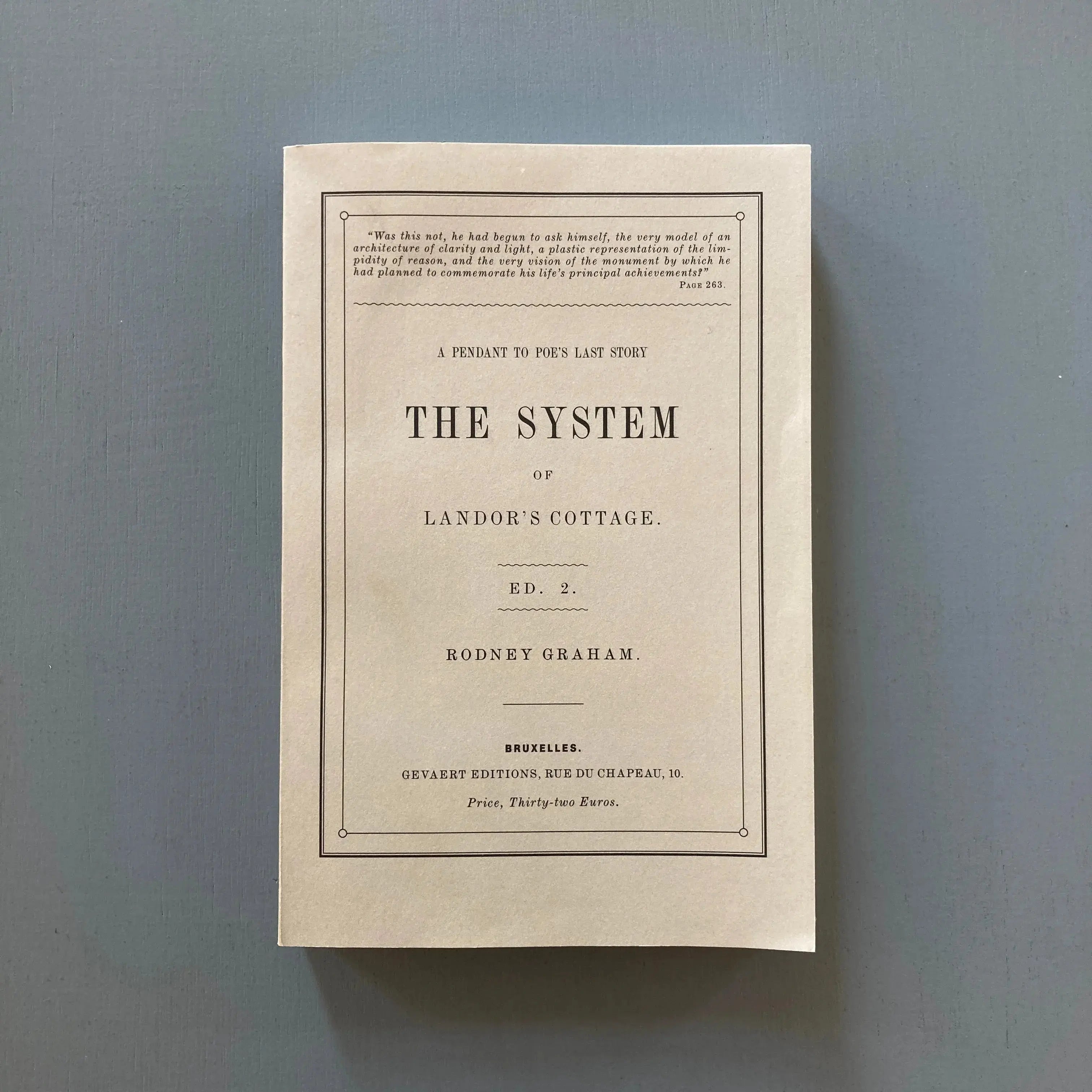 Rodney Graham - The System of Landor's Cottage - Gevaert Editions 2012 ...