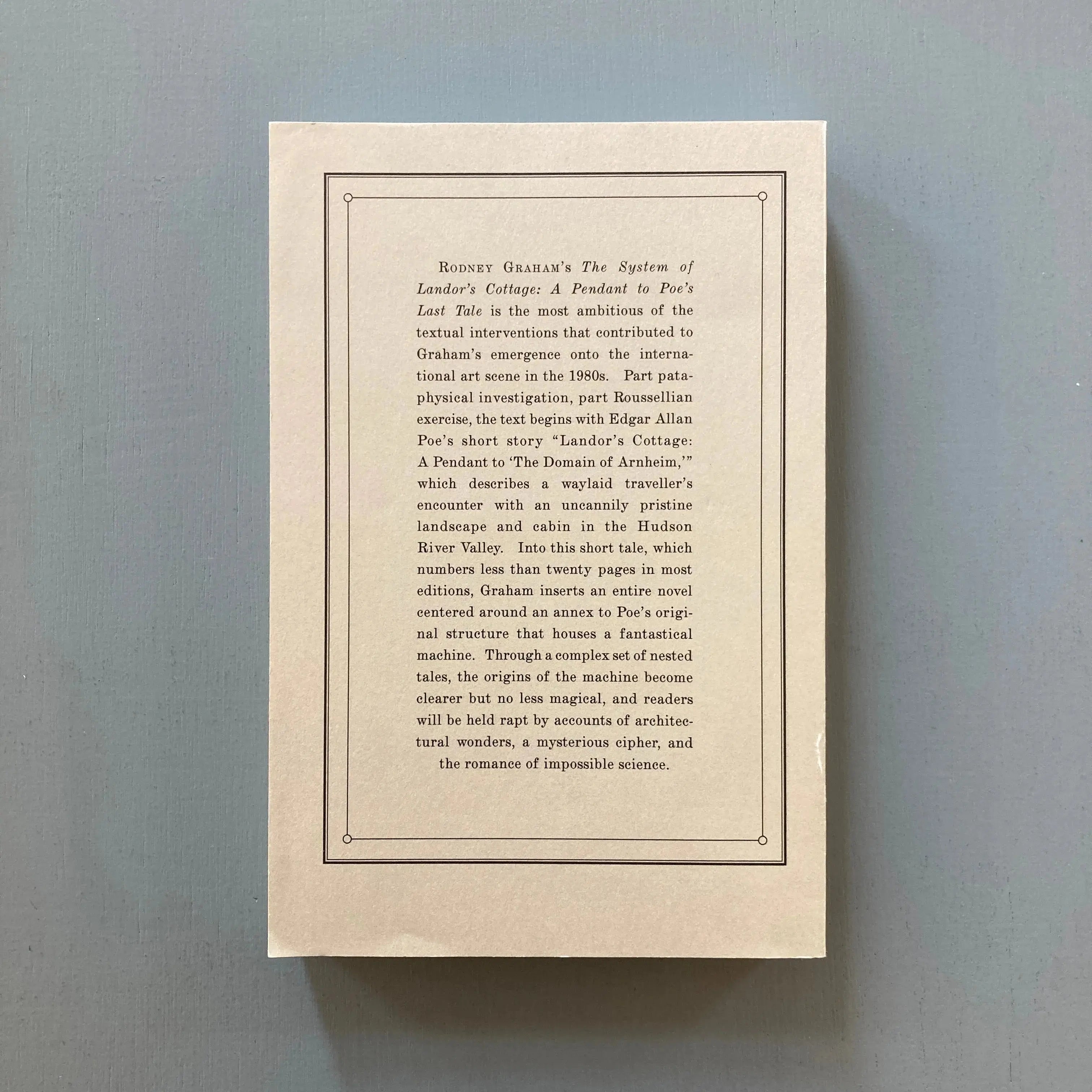 Rodney Graham - The System of Landor's Cottage (boxed set) - Gevaert ...