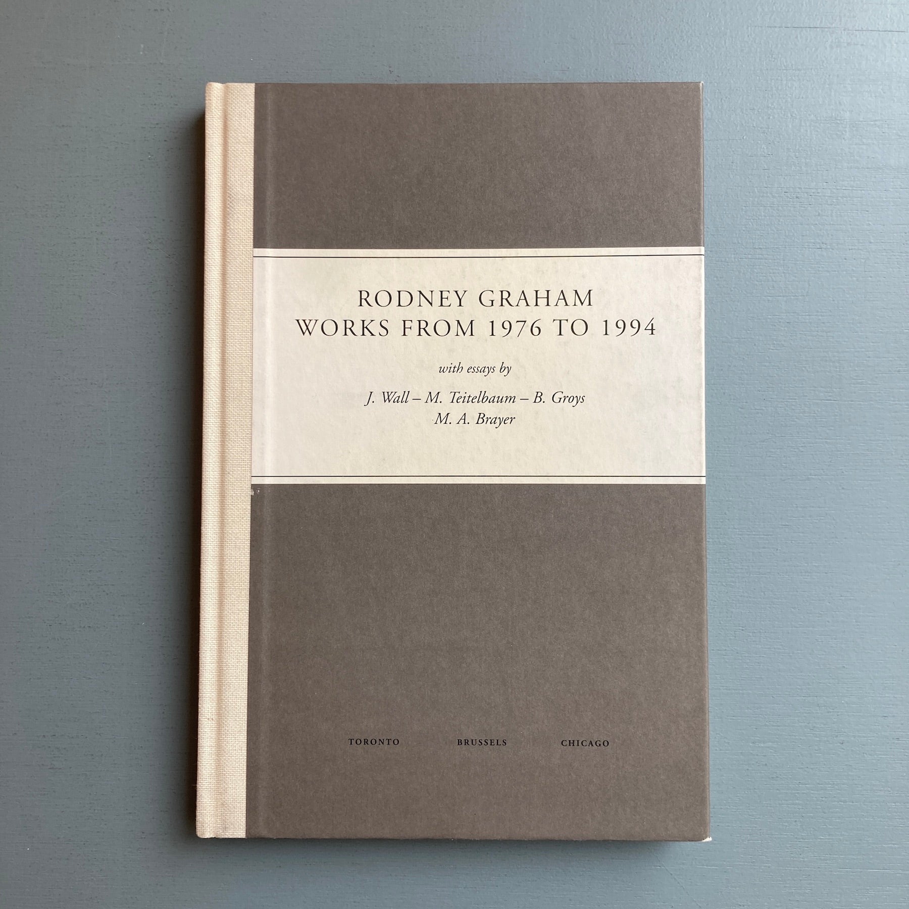Rodney Graham - Works from 1976 to 1994 - Yves Gevaert 1994 - Saint ...