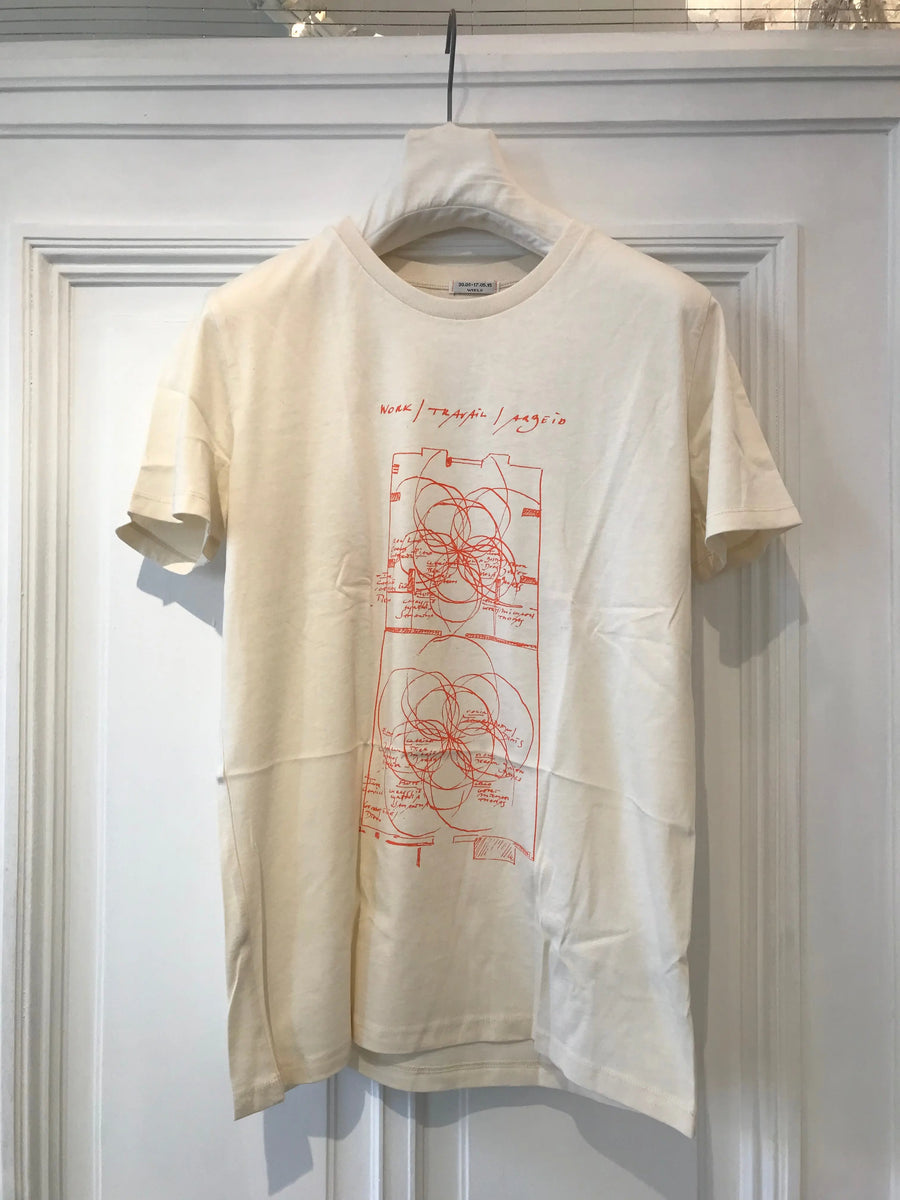 Rosas - Work/Travail/Arbeid catalogue and t-shirt - Rosas/Wiels 2015 Saint-Martin Bookshop