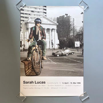 Sarah Luca - Poster Exhibition Nr 72 Portikus 1996