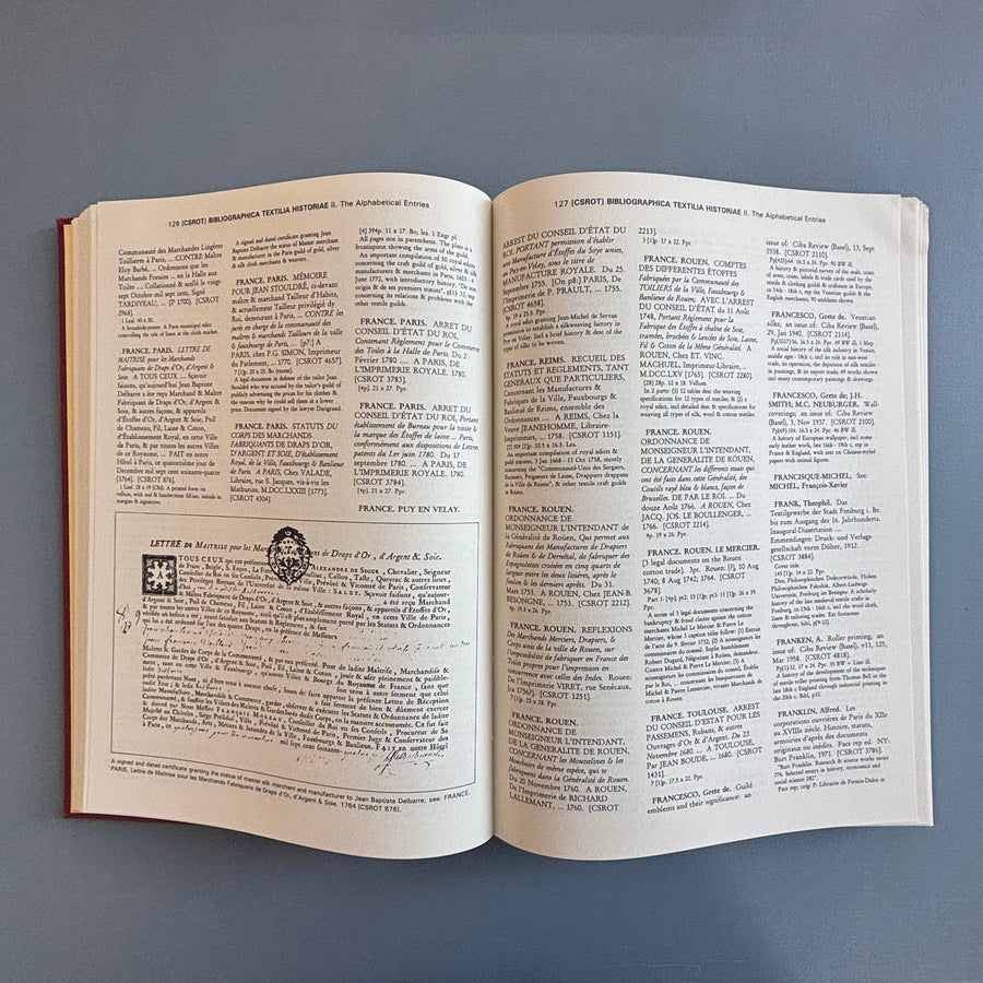 Seth Siegelaub - Bibliographica Textilia Historiae - International General 1997 - Saint-Martin Bookshop