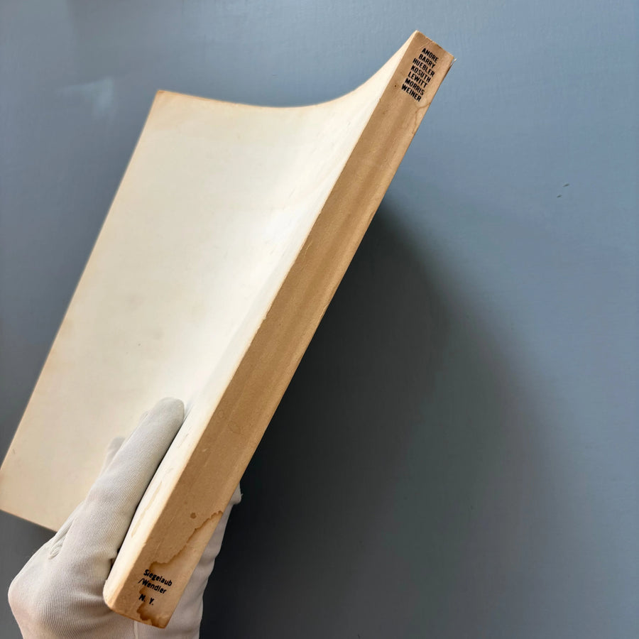 Seth Siegelaub & John W. Wendler - The Xerox Book - First edition 1969 - Saint-Martin Bookshop