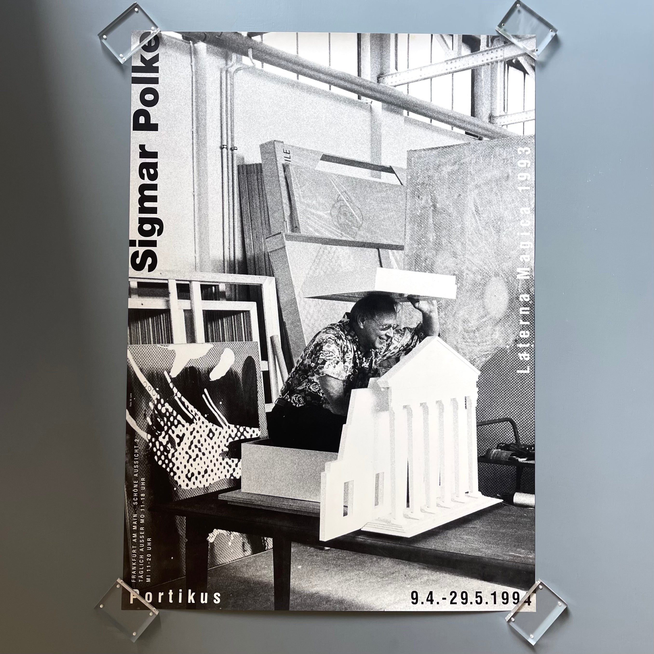 Sigmar Polke - Laterna Magica - Poster Exhibition Nr 57 Portikus