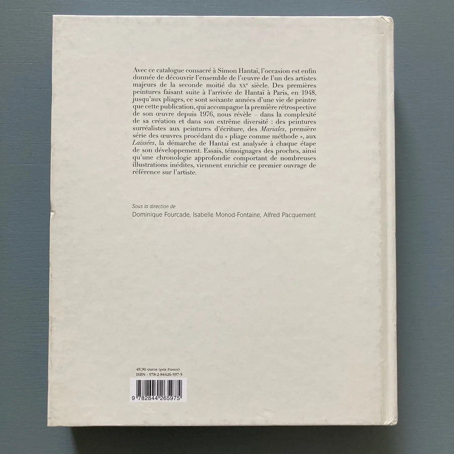 Simon Hantaï - Exhibition catalogue - Centre Pompidou 2013