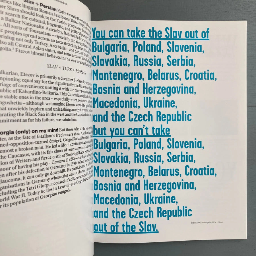Slavs and Tatars - Kidnapping Mountains - Book Works 2009 - Saint-Martin Bookshop