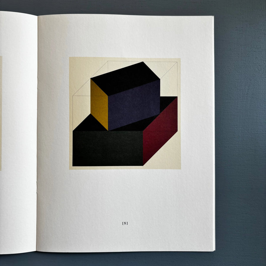 Sol LeWitt - Forms Derived from a Cube (Color) - Edition Achenbach 1991 - Saint-Martin Bookshop