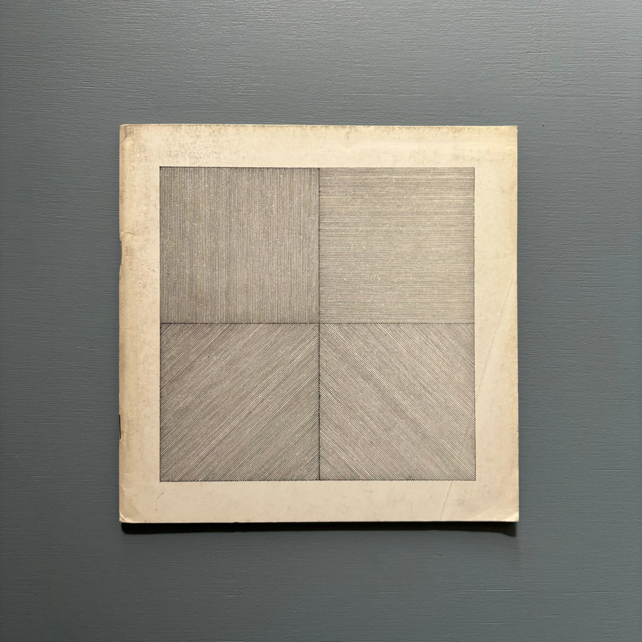Sol Lewitt - Four basic kinds of Straight lines - Studio International 1969 - Saint-Martin Bookshop